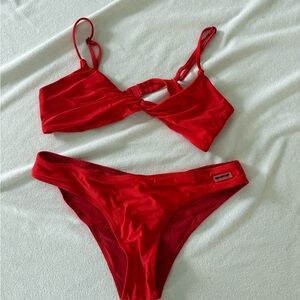 Blackbough Bold Red Bikini Set